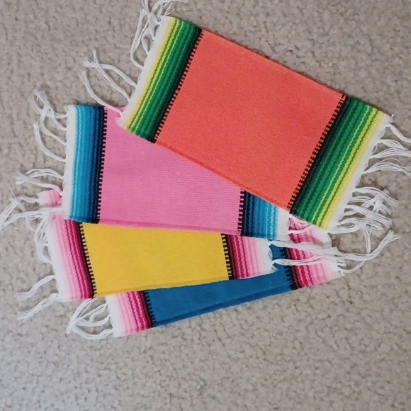 Set Of Four Mexican Style Coasters - Picture 8 of 8